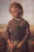 Ilia Efimovich Repin Poor little girl Uygur Li oil painting